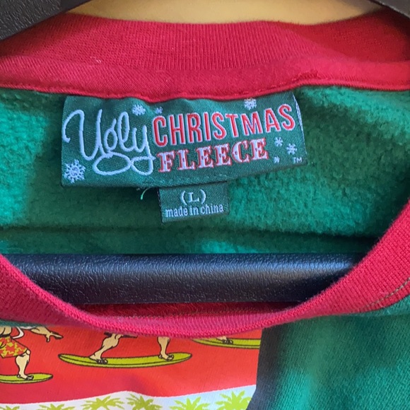 Ugly Christmas Fleece summer Santa - Picture 4 of 4